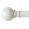 NICETOWN Decorative Single Window Drape Curtain Rod, Retro Style Standard