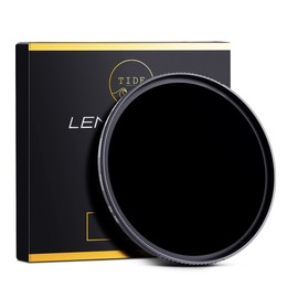Tide Optics 62mm ND1000 (10 Stop) Lens Filter, Fixed Neutral Density Multi-Coated Camera Filter