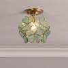 Bieye L10824 Flower Petals Tiffany Style Stained Glass Close to