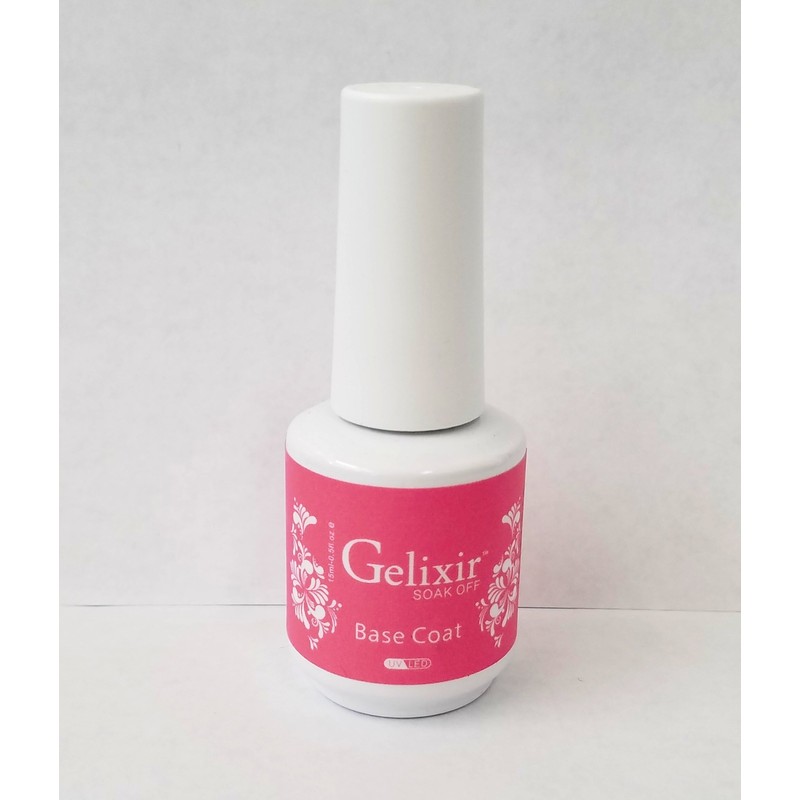 GELIXIR - Soak Off Gel Base Coat - 0.5 Oz