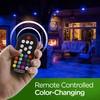 Enbrighten LED Ground Lights, 6 Path Lights, 40ft, Color Changing,