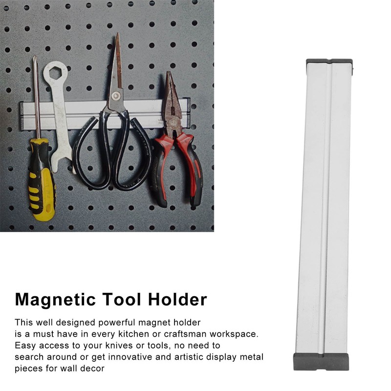 Magnetic Tool Holder 2 Sided Heavy Duty Kitchen Knives Storage