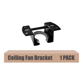DPXMYG Ceiling Fan Mounting Bracket, Ceiling Fan Mounting Kits, Ceiling Fan Parts Suit for Cathedral Canopy Living Room, Black(1 Pack)