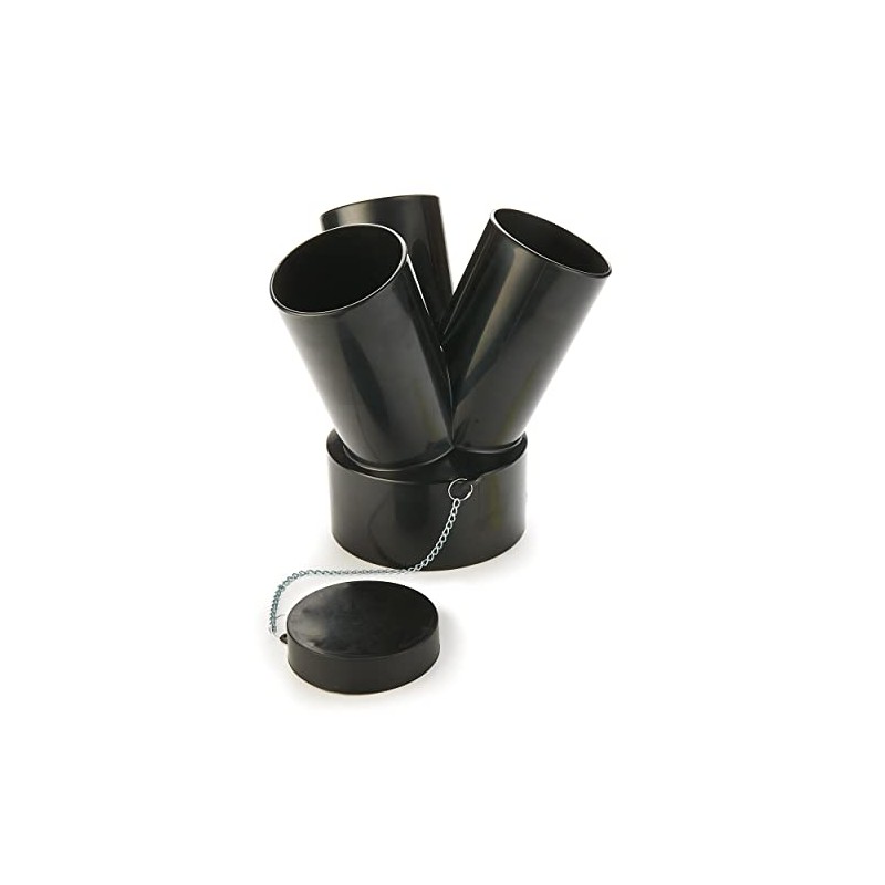 WOODRIVER Dust Connection 6" to 4" 3-Way Splitter