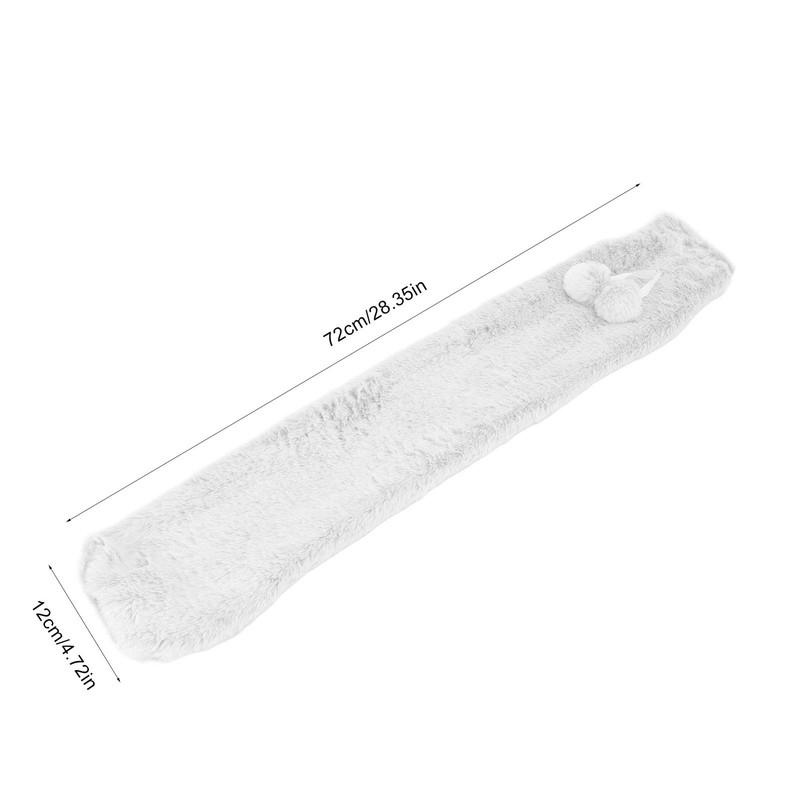 2000ML Hand Warm Water Bag Explosionproof Rubber Plush Hot Water
