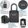 Diyife Key Safe with Shackle, Weatherproof 4 Digit Key Safe