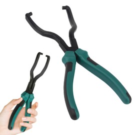 Bamyli Fuel Line Pliers,Car Fuel Feed Pipe Pliers Removal Hose Line Clip Tool,Fuel Line Petrol Clip Pipe Hose Release Disconnect Removal Pliers for Car Automotive Maintenance(Green)