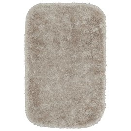 Garland Rug Finest Luxury Brown Taupe 24 in. x 40 in. Ultra Plush Washable Bath Rug -Soft, Fluffy, Non-Slip Design for Your Bathroom, Combining Comfort, Durability, and Elegance for Your Home
