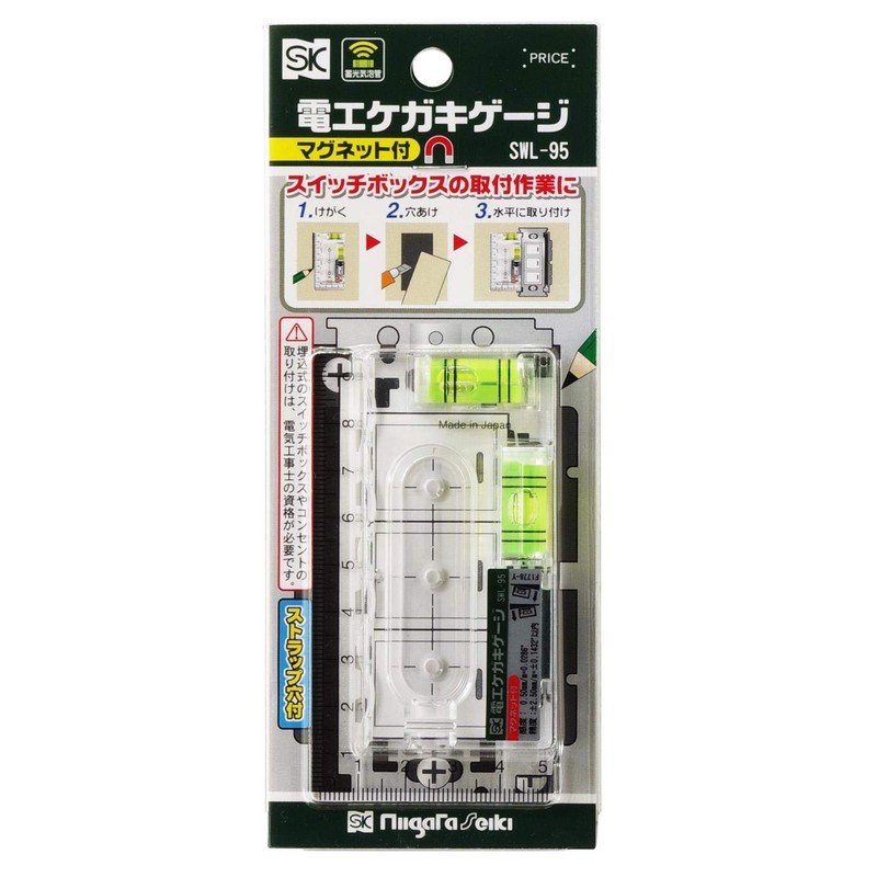 Niigata Seiki SK SWL-95 Electrical Injury Gauge with Magnet, Made