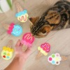 Justforjoyful 6Pcs Cat Catnip Toys Ice Cream Catnip Toys Kitten