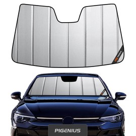 Pigenius Windshield Sunshade for Volkswagen Golf R/GTI 2022-2025 Front Window Sun Shade - Safeguard