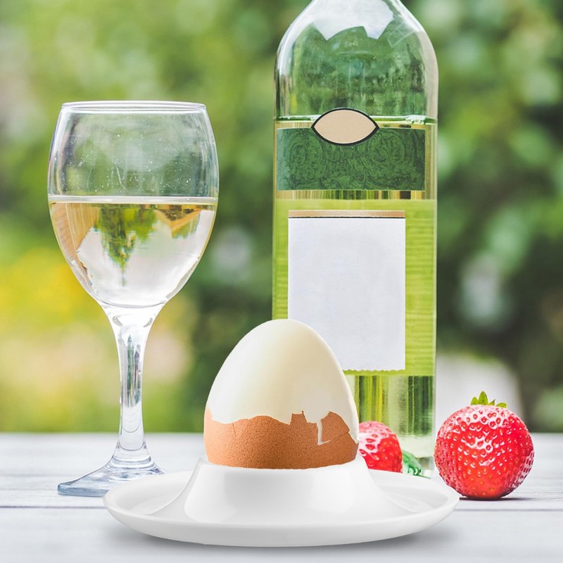 Tabanzhe 6PCS Egg Cups Egg Holder Set Boiled Eggs Cup