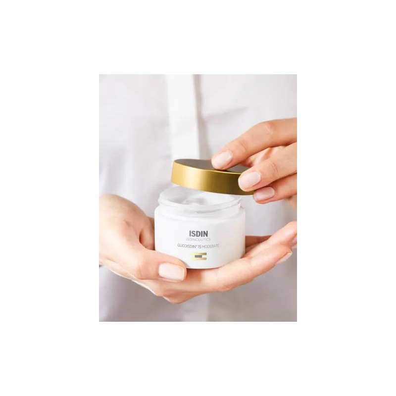Crema Facial Antiedad 15 Glicoisdin para piel seca de 50mL