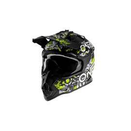 Oneal 2021 Youth 2 Series Helmet - Attack Black/Neon Yellow - Youth Large
