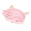 Baby Suction Plate Cute Fox Shape Non Toxic Safe 3
