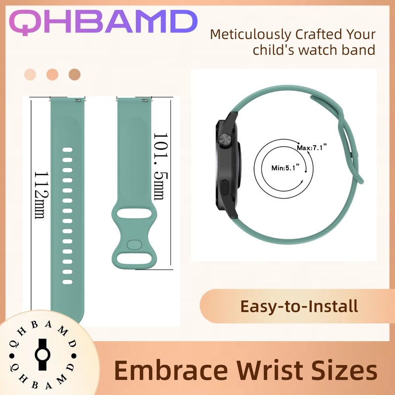 QHBAMD 10-Pack Compatible for Gizmo Watch 3 2 1/Gabb Watch