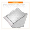MECCANIXITY Thermal Bubble Mailer, 9.1 × 7.1 Inch Silver Self