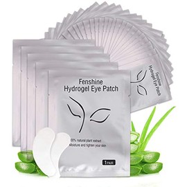 100 pares de almohadillas para orejas de extensión de pestañas, 100 pares de almohadillas para orejas para extensiones de pestañas, parche de ojos par