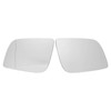 2PCS Side Heated Mirror Glass Left Right Fog Resistant Efficient