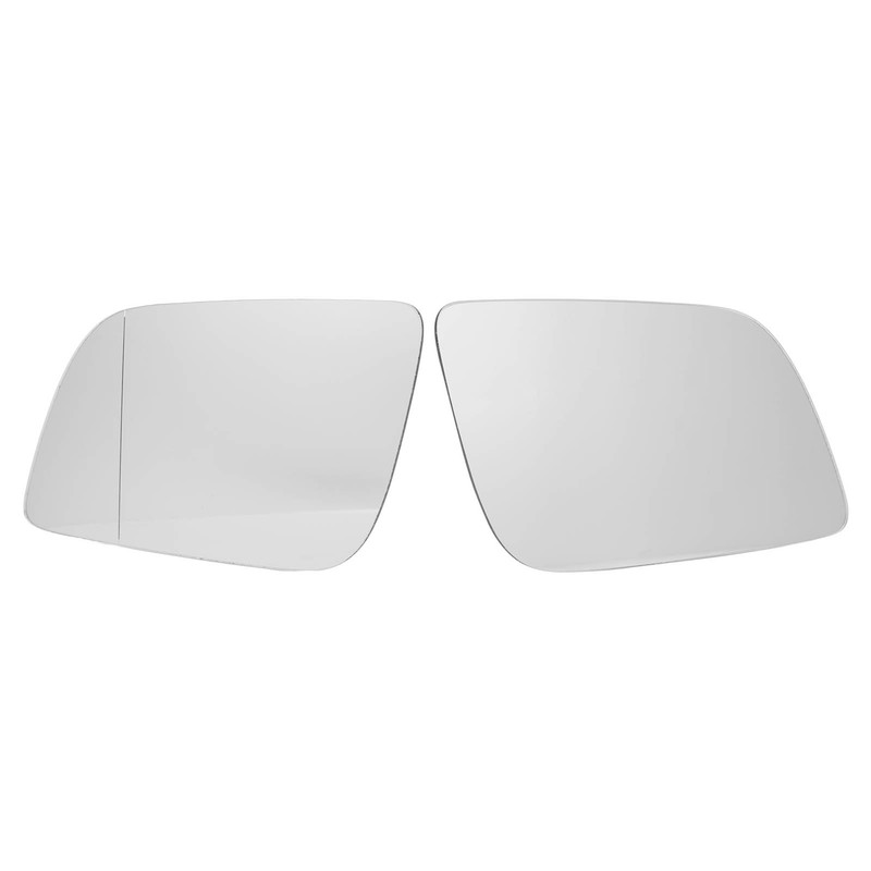 2PCS Side Heated Mirror Glass Left Right Fog Resistant Efficient