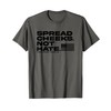Spread Cheeks Not Hate Funny Gym Fitness and Workout T-Shirt