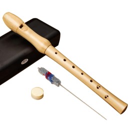 RuiJOTWAT Recorder Musical Instrument For Adult Beginners Maple C Key Treble Recorder English Style, With Hard Case