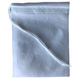 Empty SELF Fill Teabags, White Paper, COMPOSTABLE, Large Size, Drawstring, 9x13cm, 50
