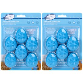 Air Jungles Shoes Deodorizer Ball 12 Count, Fresh Linen Scent, Odor Remover Balls for Sneakers Boot Shoe, Essential Oil Provides Natural Freshness