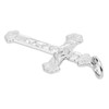Crucifix Necklace Exquisite 925 Sterling Silver Men's Women's Jesus Cross