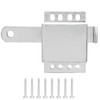 Wawory Galvanized Steel Slide Lock Locking Latch,Heavy Duty Deadlock,Durable Garage