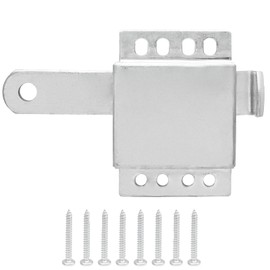 Wawory Galvanized Steel Slide Lock Locking Latch,Heavy Duty Deadlock,Durable Garage Door Lock for Most Garage Doors(1 Pack)