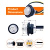 STODER 3/4 Inch Trailer Marker, LED Side Marker Lights, Heavy