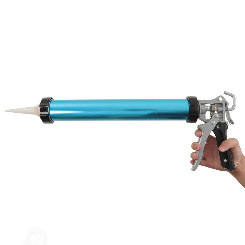 Professional Hand Caulking Gun Drip Free Aluminum Effort Saving Rotatable
