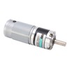 Black Silver Mini Gear Motor Low Noise High Torsion Robust