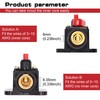 80A Audio Inline Circuit Breaker Reset Fuse 12V-24V DC, PowMr