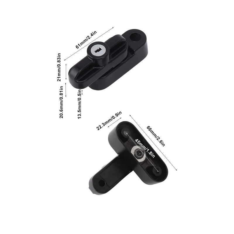 Window Lock, Aluminium Alloy Window Locks, Safety Window Latch, Swivel