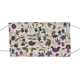 Liberty print face mask small adult handmade in London (Mirabelle)
