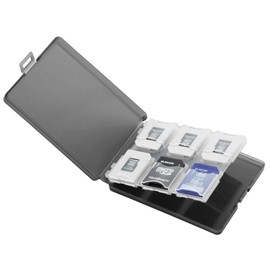 Elecom CMC-06NMC12 SD Micro SD Case, 12 Storage (SD, 11 MicroSD + 1 SD)