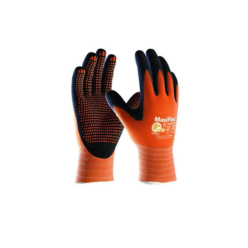 Palm and Finger Coating with Non-Slip Gloves MaxiFlex Endurance 34-848
