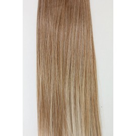 WIG ME UP - EX03-GGO-27T613 Clip-In Hair Extensions 8 pcs complete set, full head, different width, length 16inch inch, colour: blond mix, platinum tips