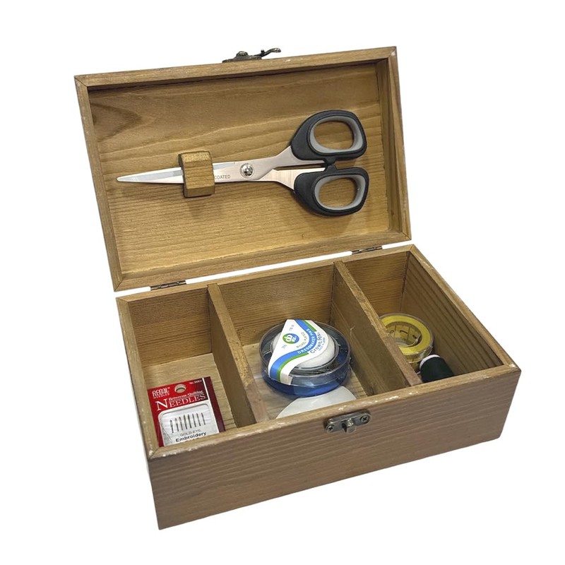 JYC CREATIVE Complete Sewing Box, Basic Sewing Kit, Sewing Box,