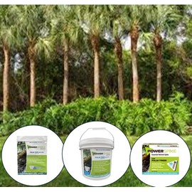 Power Strike Palm Tree Fertilizer. 7 LB Pail with Free Measuring Scoop. Fortified with Iron (Fe). Formulated to Address Common Palm Deficiencies. Includes micronutrients Palms Need to Thrive. (7LB)