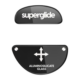 Pulsar Gaming Gears Superglide – Patines de mouse más rápidos y suaves, fabricados con vidrio ultrafuerte, suela súper rápida, suave y duradera para Zowie EC Series [negro]