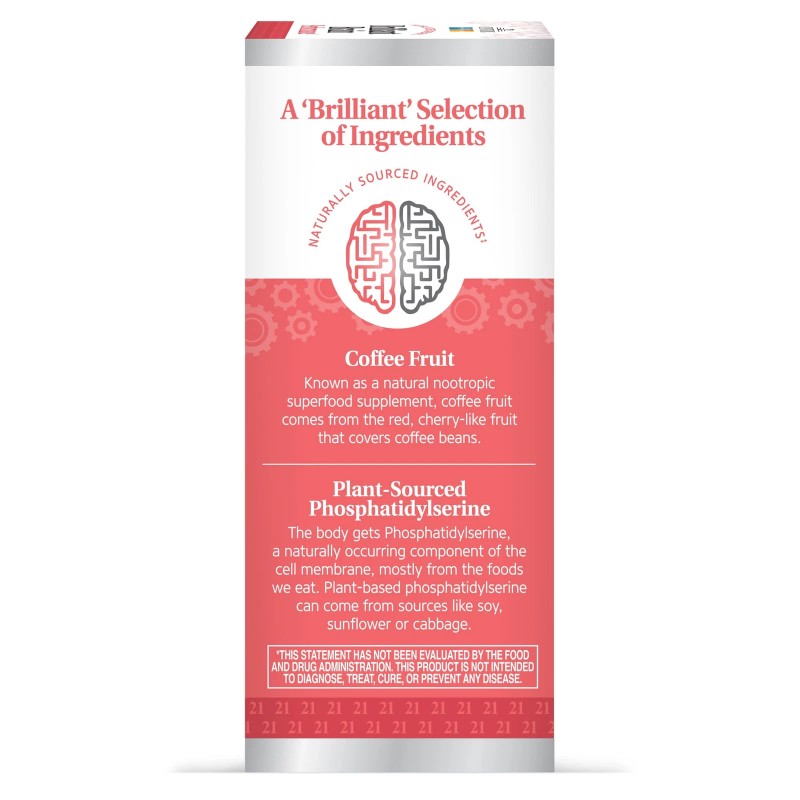 21st Century Brilliant Brain Performance 30 Count Nutritional Supplement