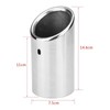 Ymiko 2pcs Car Exhaust Silencer Tip Pipe for A4 B8