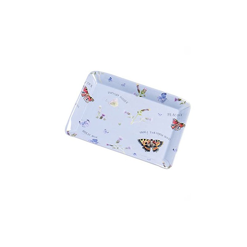 Eddingtons - COUNTRY Butterfly - Melamine Tray (Blue)