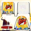 Kajaia Hero Party Favors Bags Comic Heroes Drawstring Backpacks Goodie