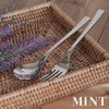 Golden Bell Mint Mint Dessert Spoon/Fork Set / 골든벨 민트
