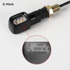 evermotor Mini 12V Motorcycle LED Indicators E24 E-mark Rectangle Motorcycle