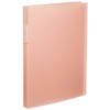 Kingjim Clear File Transparent Favorites 40 Pocket A4 Vertical Pink